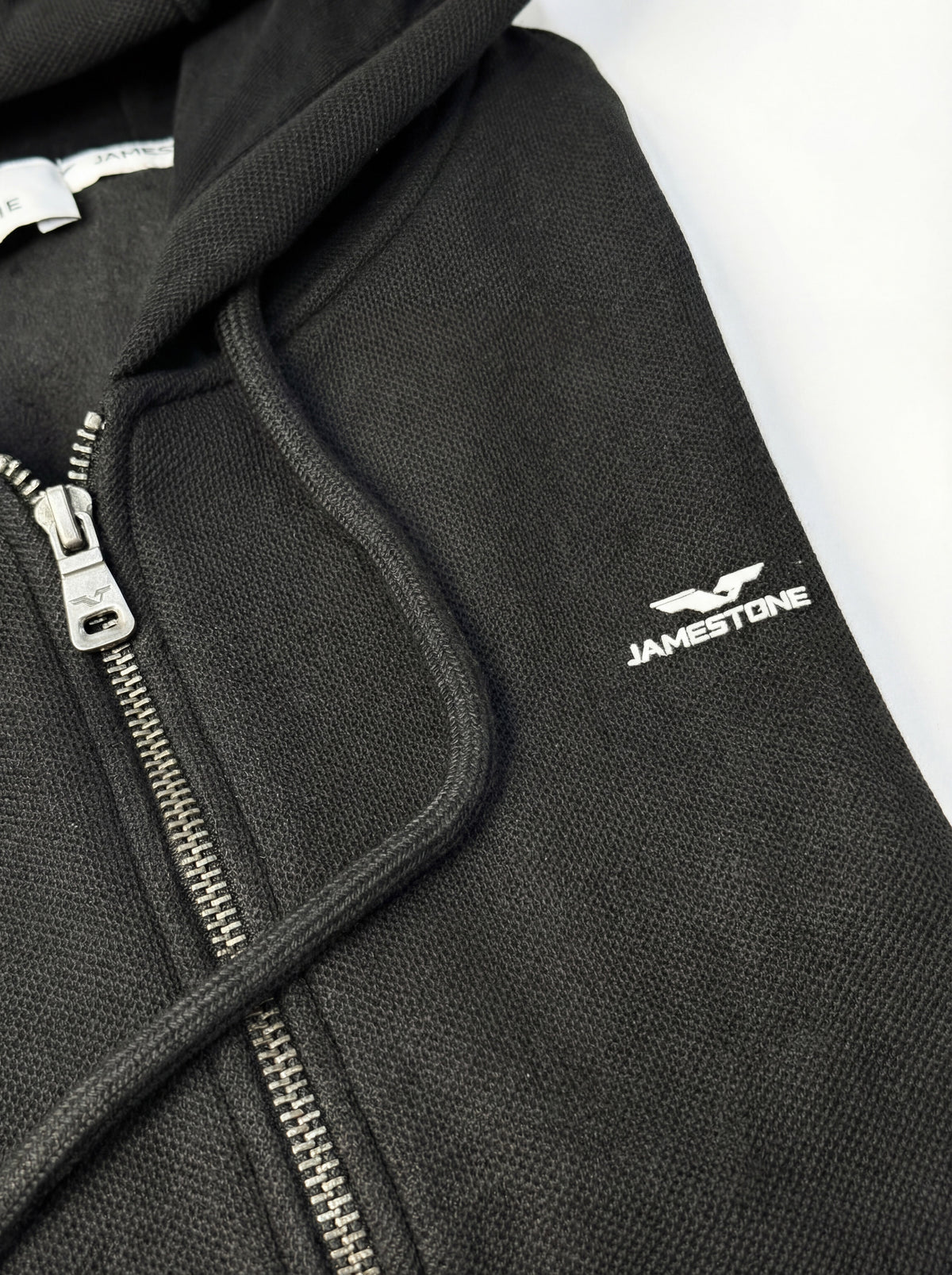 Sudadera con Cremallera de Piqué y Forro Polar - JS Arctic
