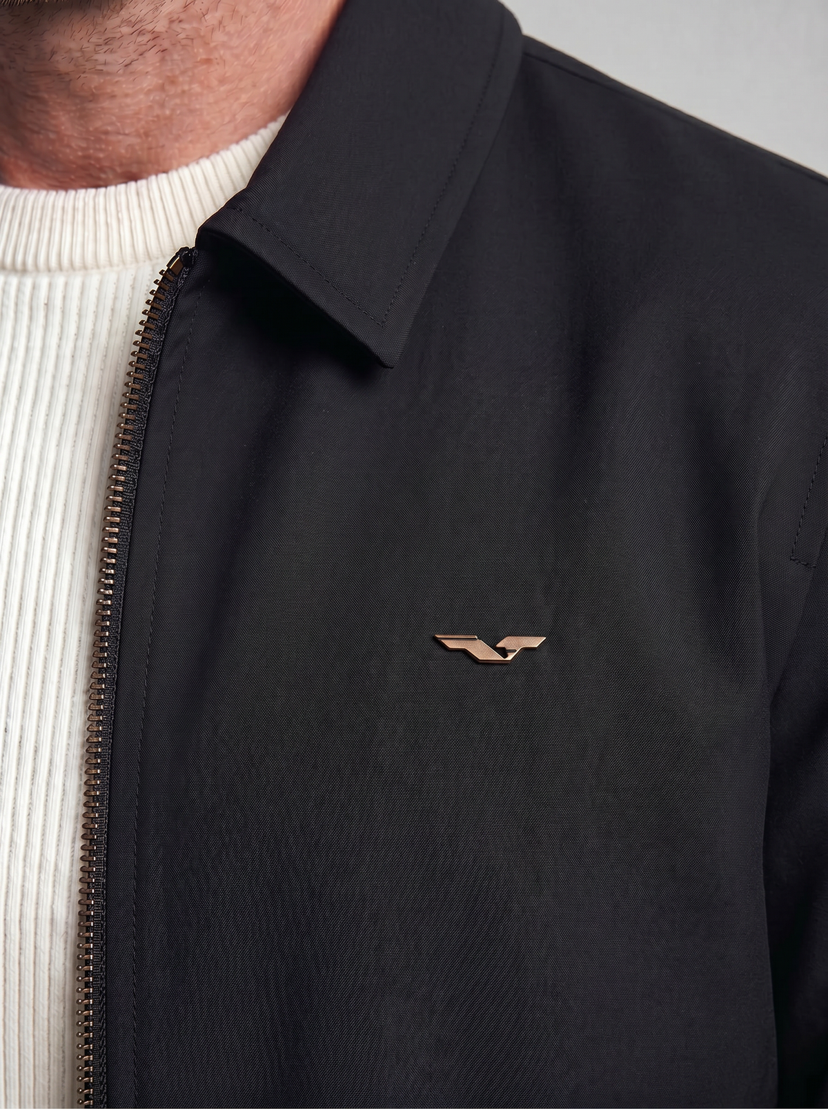 Chaqueta con Cremallera Jamestone - JS Fairmont Black