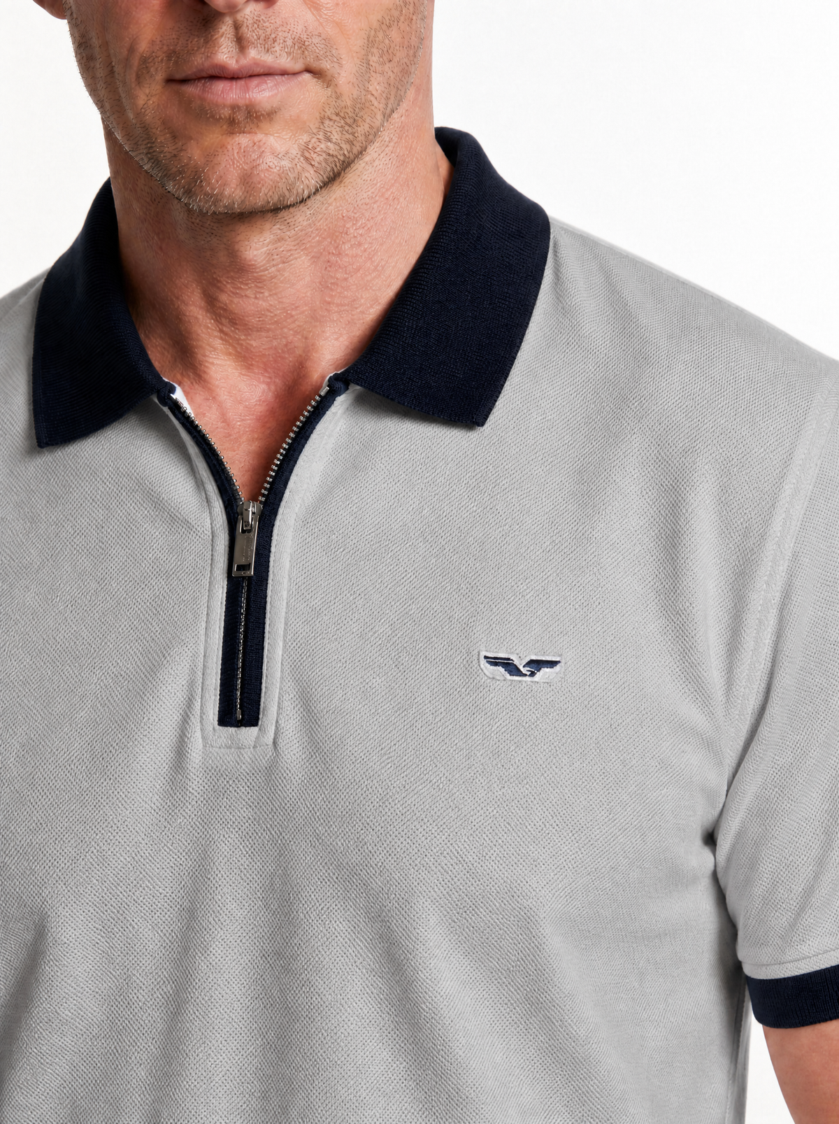 Polo con Media Cremallera - JS Cambridge