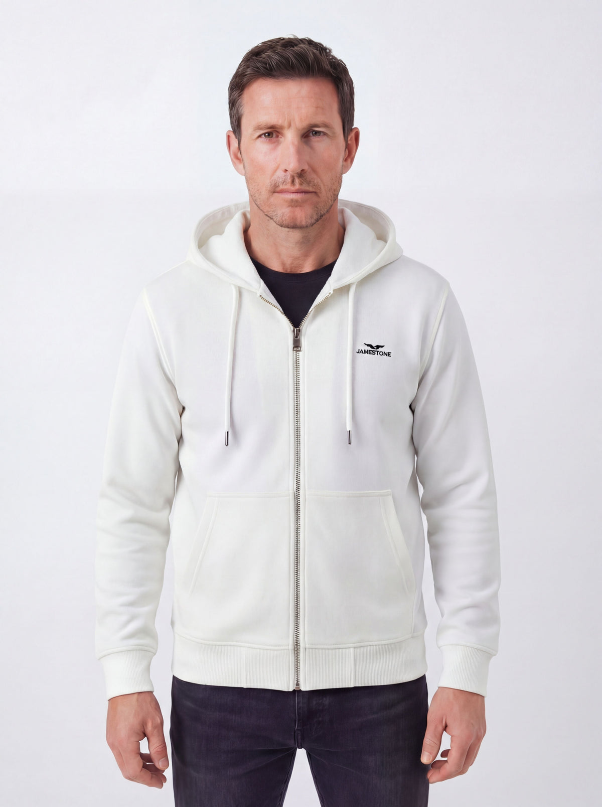 Sudadera con Cremallera de Piqué y Forro Polar - JS Arctic