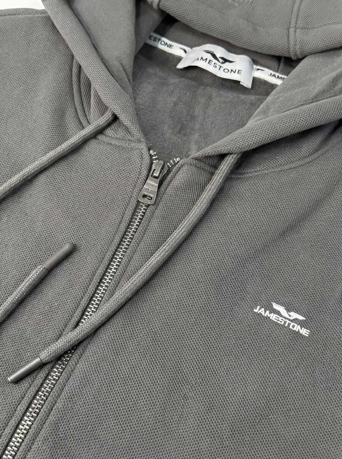 Sudadera con Cremallera de Piqué y Forro Polar - JS Arctic