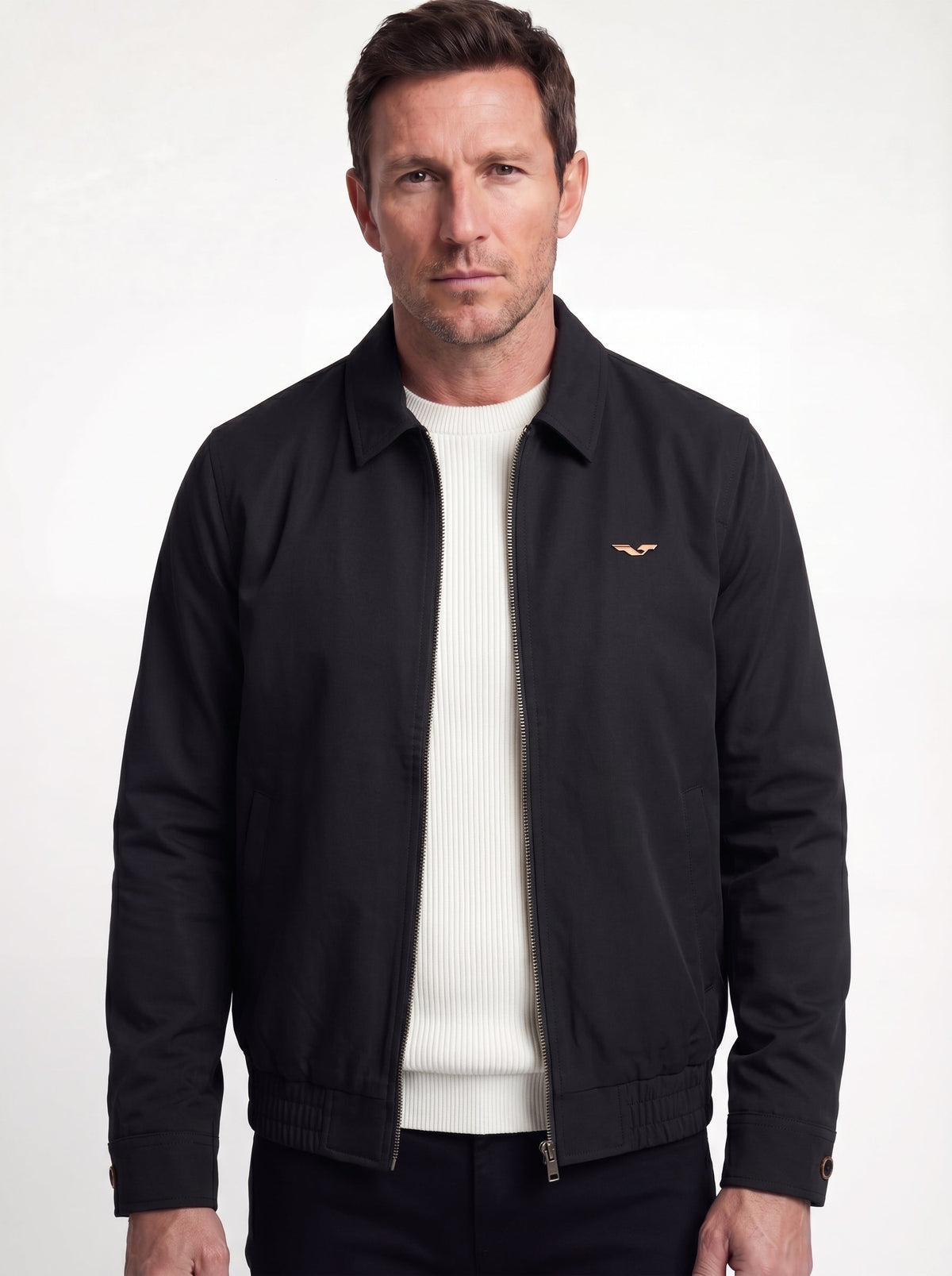 Chaqueta con Cremallera Jamestone - JS Fairmont Black