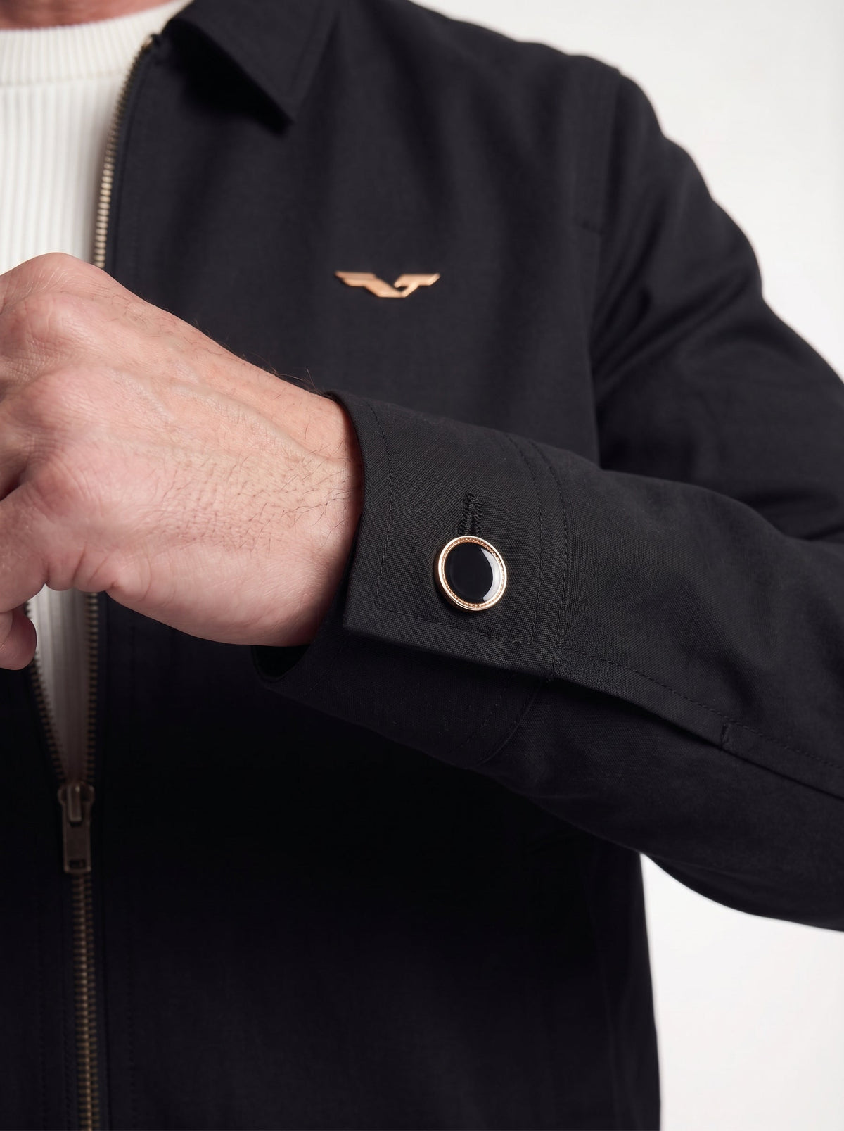 Chaqueta con Cremallera Jamestone - JS Fairmont Black