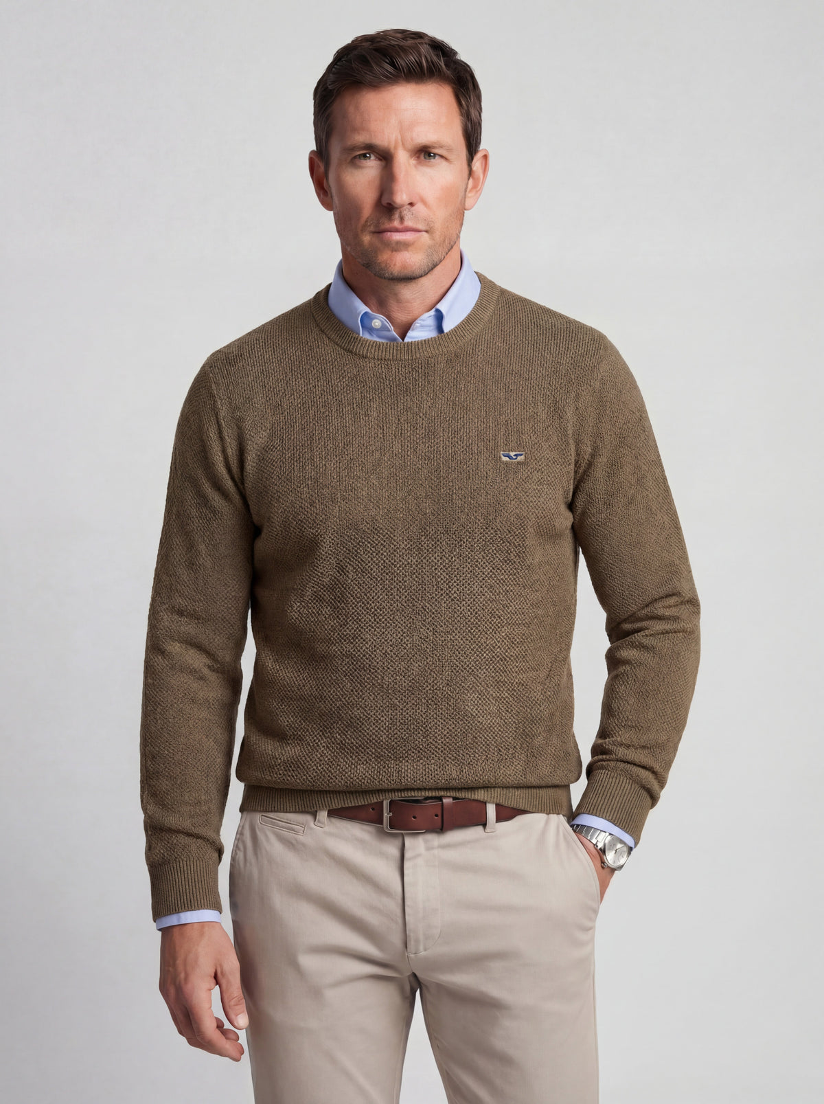 Jersey de Punto Piqué 100% Algodón (Cuello Redondo) - JS Kingsley