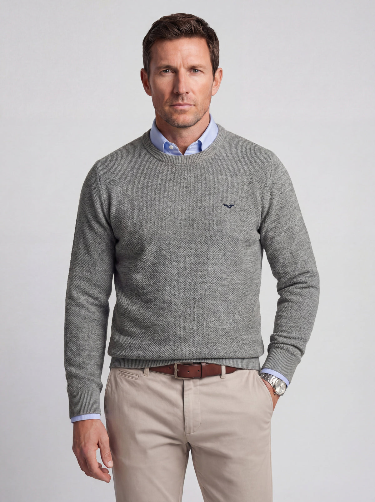 Jersey de Punto Piqué 100% Algodón (Cuello Redondo) - JS Kingsley