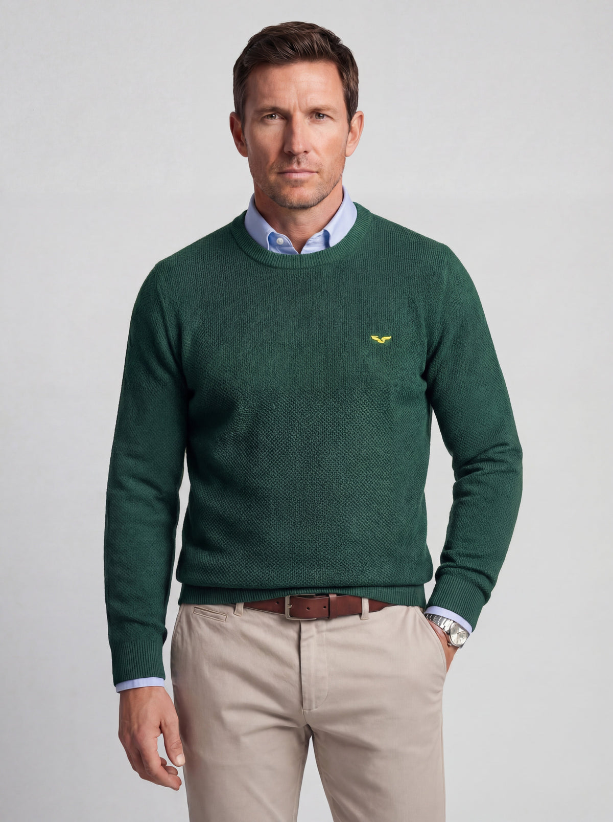 Jersey de Punto Piqué 100% Algodón (Cuello Redondo) - JS Kingsley
