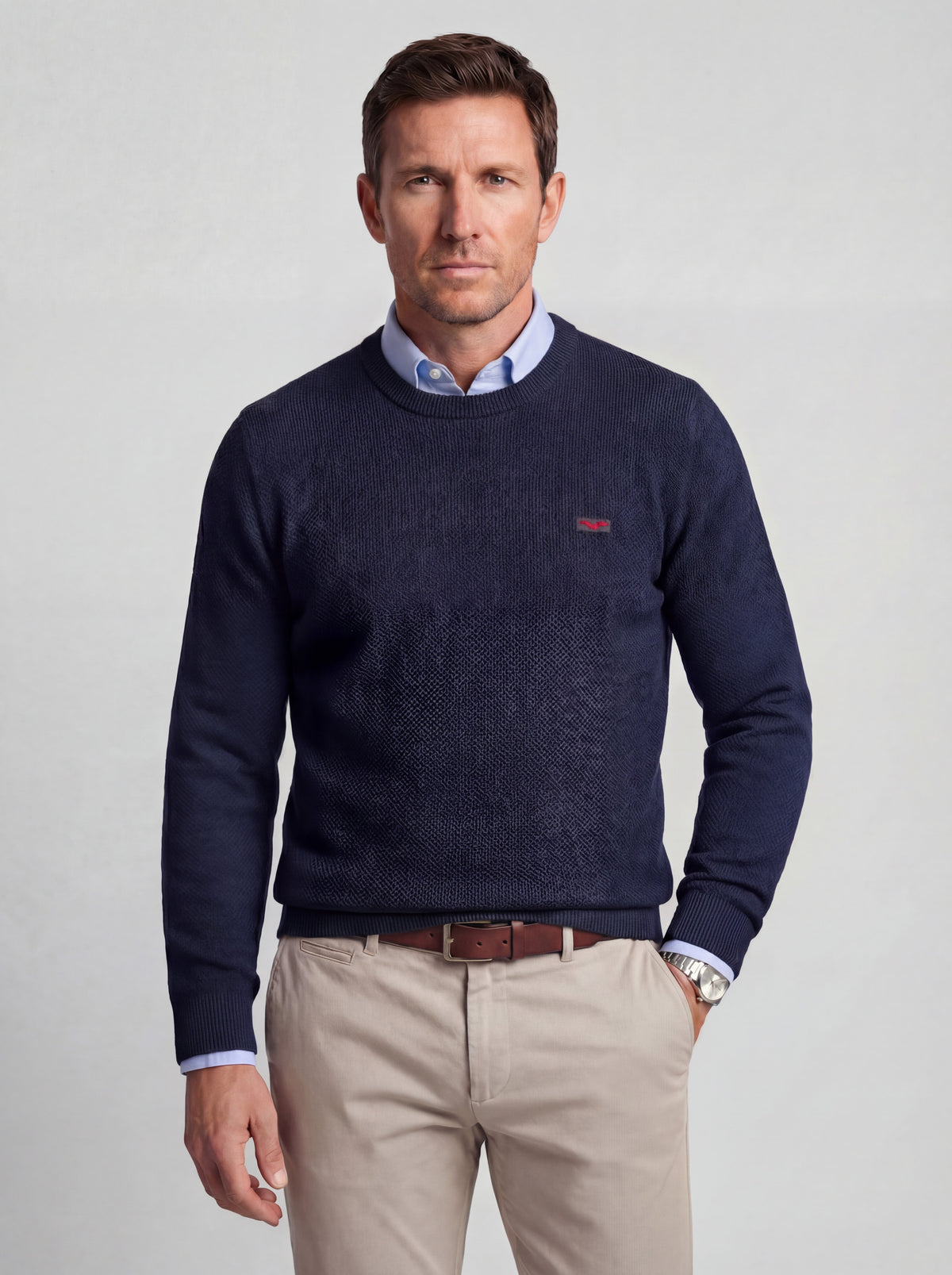 Jersey de Punto Piqué 100% Algodón (Cuello Redondo) - JS Kingsley