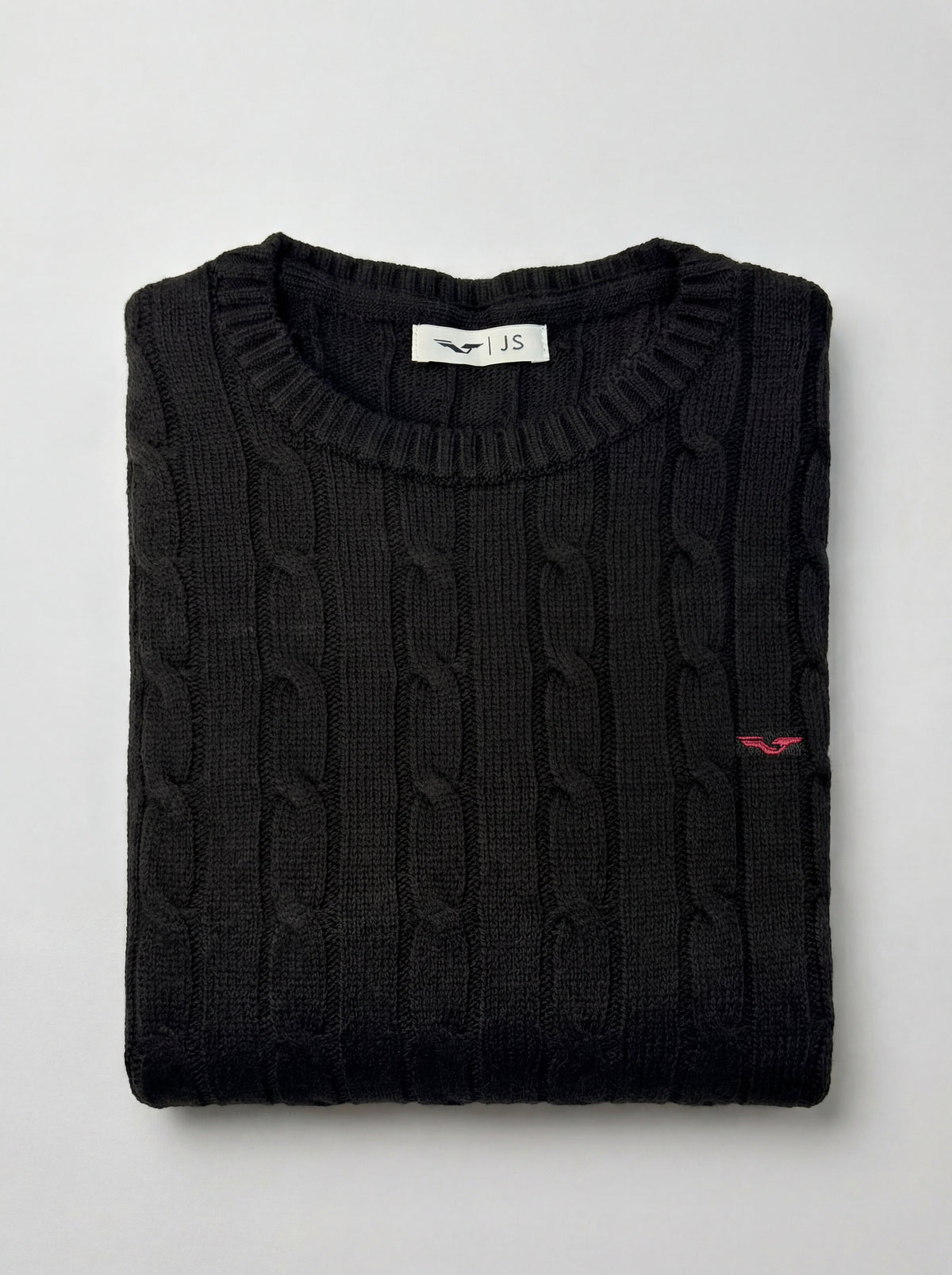 Jersey de Punto Trenzado 100% Algodón (Cuello Redondo) - JS Winchester