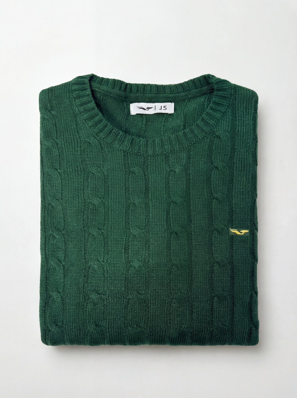 Jersey de Punto Trenzado 100% Algodón (Cuello Redondo) - JS Winchester