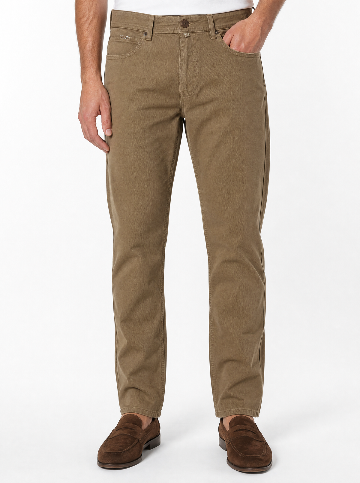 Pantalón Chino de Piqué - JS Sorrento