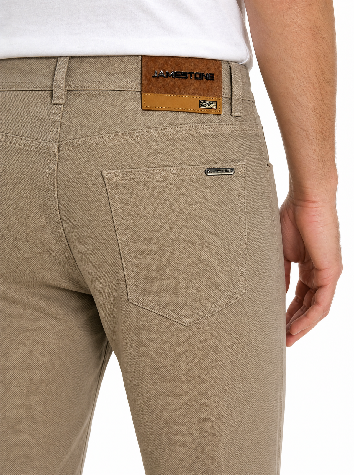 Pantalón Chino de Piqué - JS Sorrento