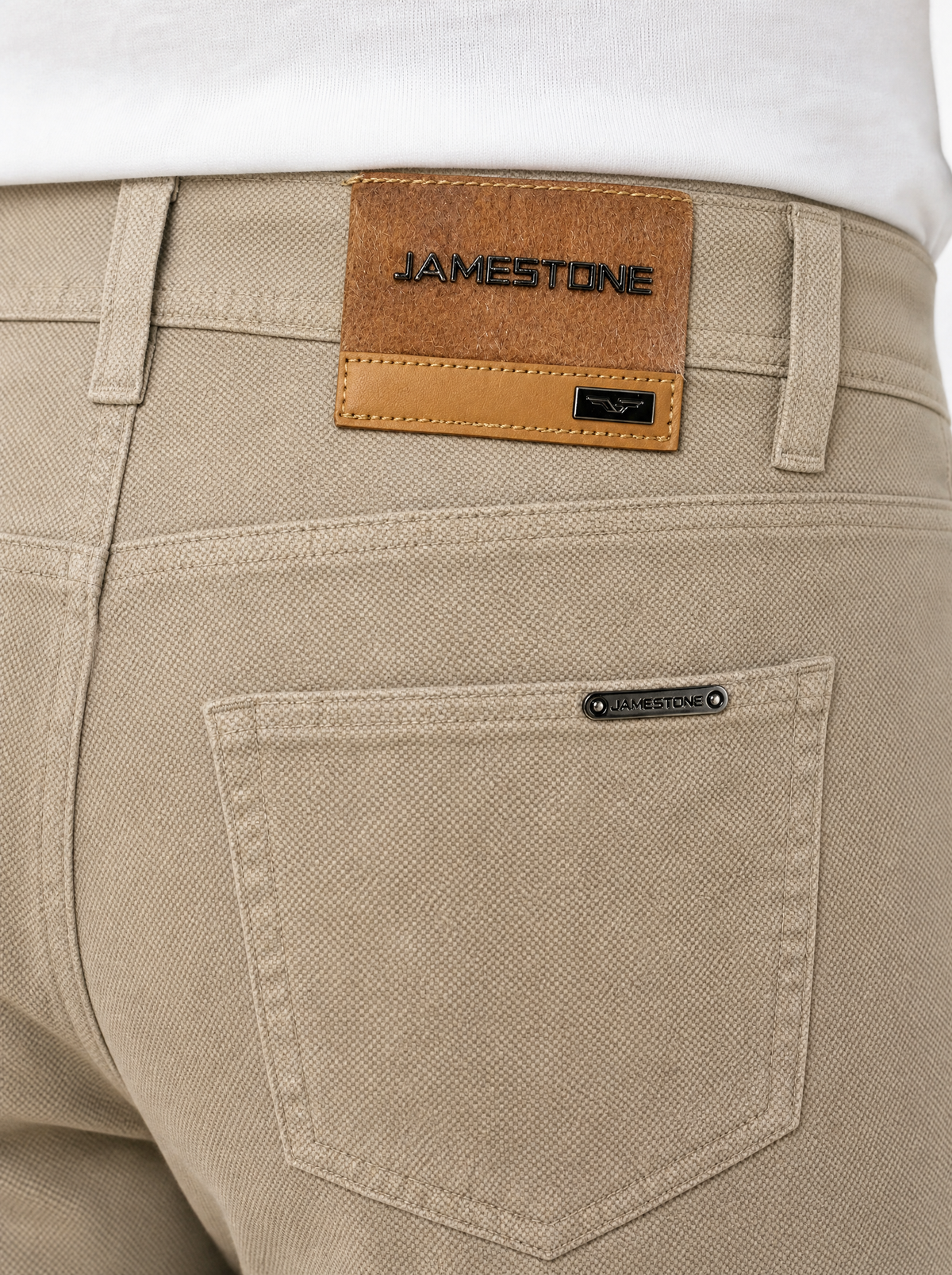 Pantalón Chino de Piqué - JS Sorrento