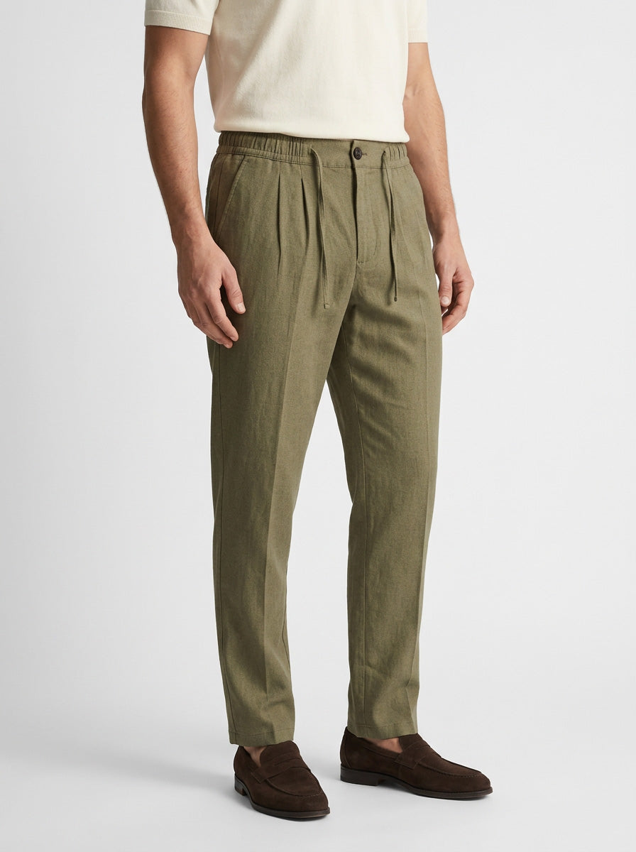 Conjunto - Polo Jamestone + Pantalón de Lino + Mocasines 100% Piel (-15%)