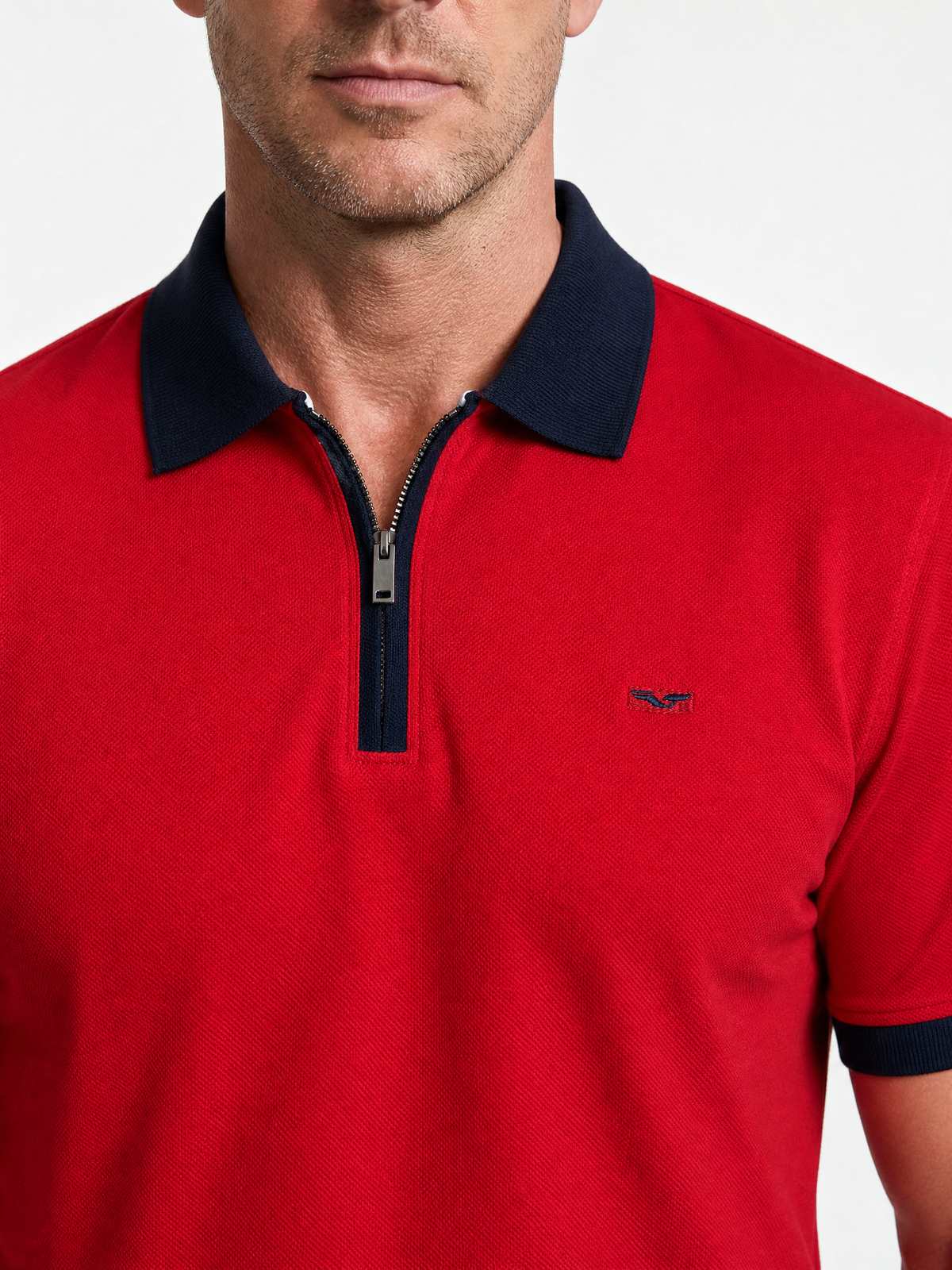 Polo con Media Cremallera - JS Cambridge