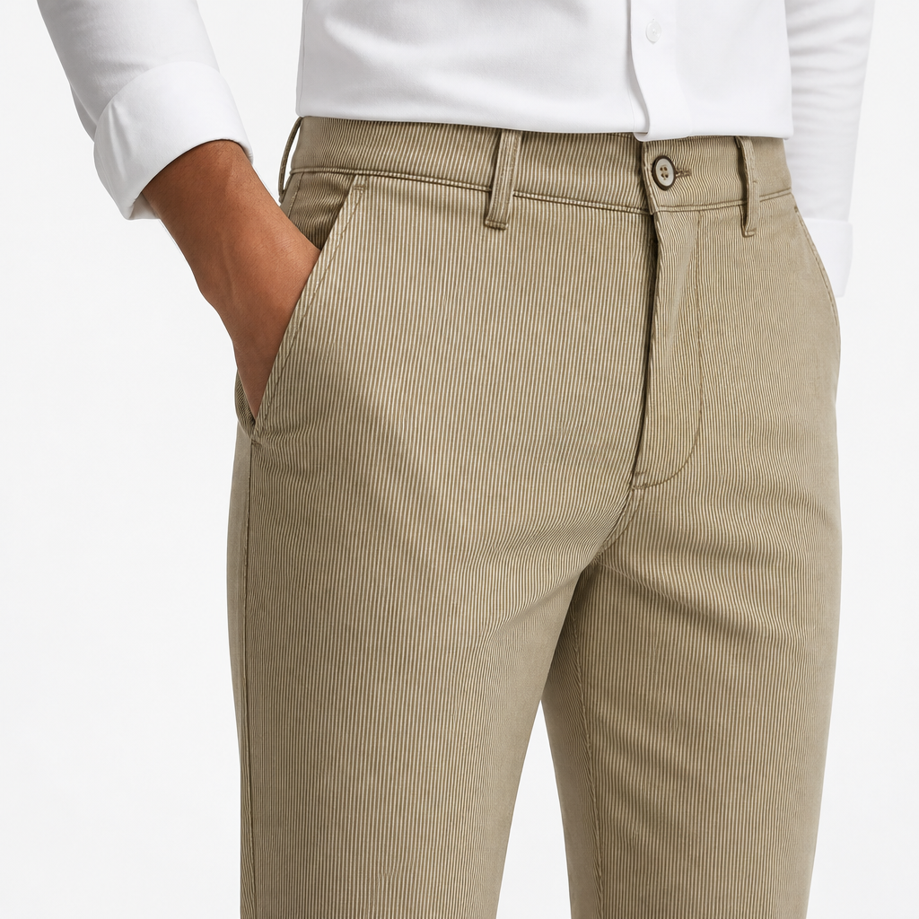 Pantalón Chino de Rayas - JS Milano